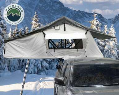 Nomadic 3 Arctic Extended Roof Top Tent Rooftop Tent Overland Vehicle Systems   