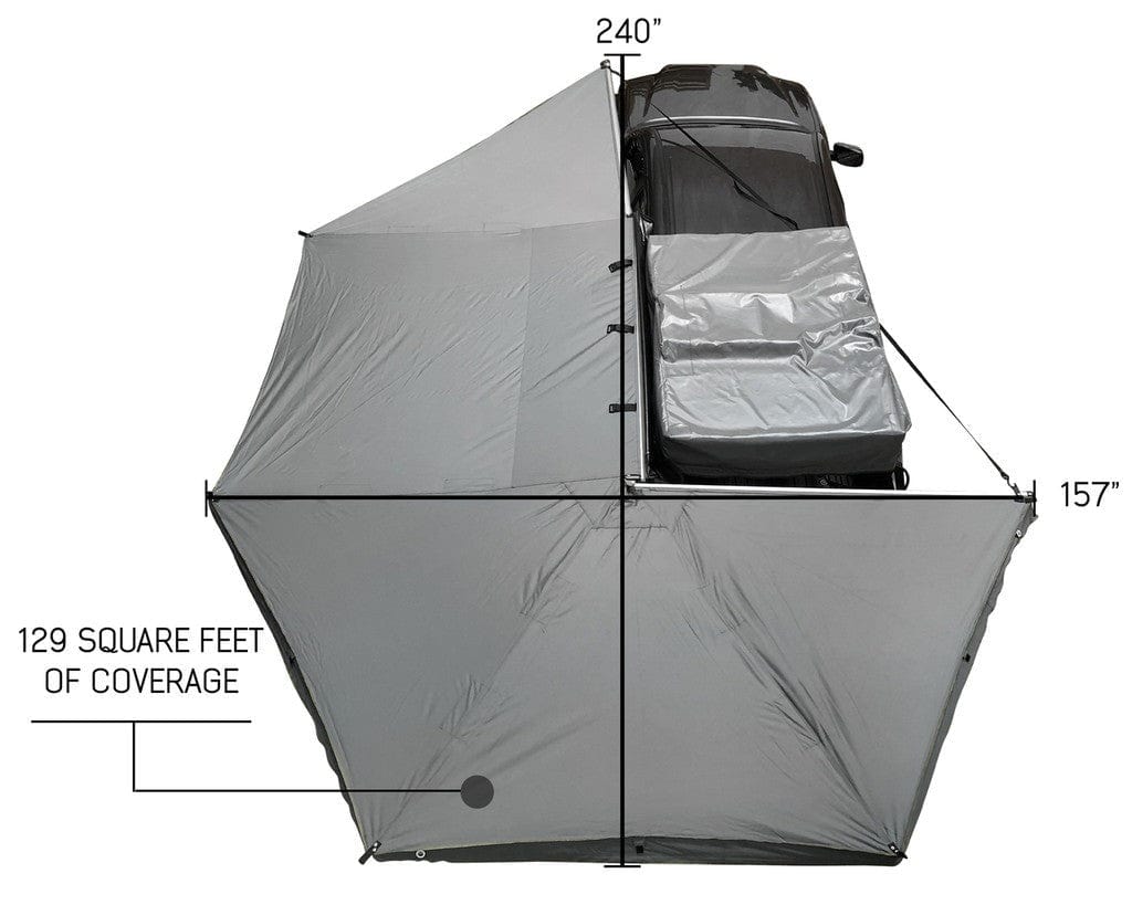 Nomadic 270 Awning for Mid - High Roofline Vans Awning Kit Overland Vehicle Systems (OVS)   