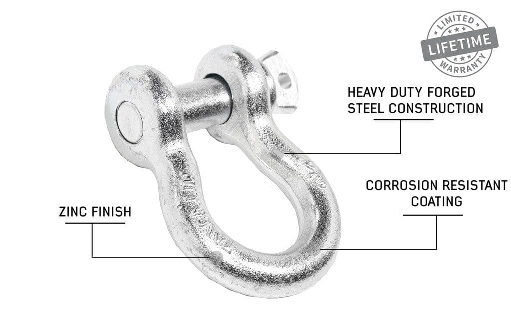 OVS Recovery Shackle 3/4" 4.75 Ton Recovery Shackle Overland Vehicle Systems   