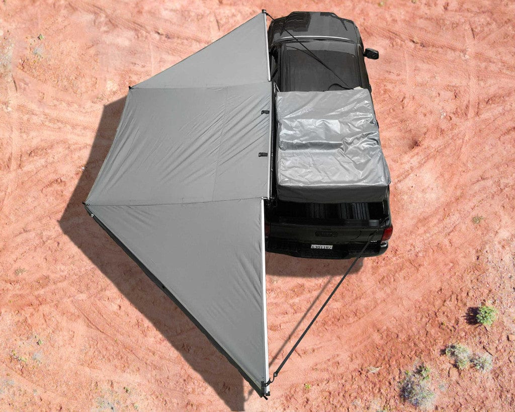 Nomadic 180 with Bracket Kit and Extended Poles Awning Kit OVS   