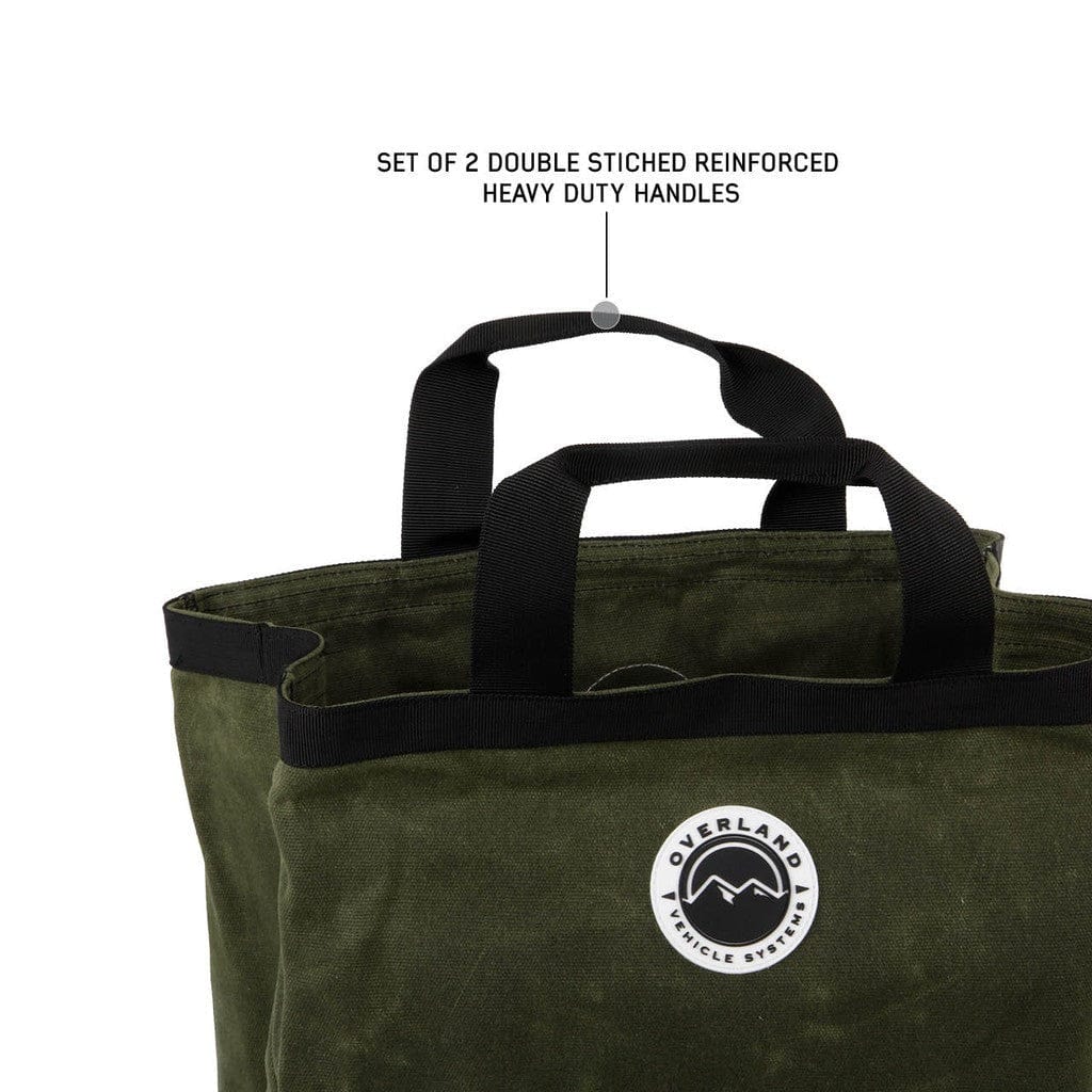 OVS Tote Bag #16 Waxed Canvas Bag Storage Bag Overland Vehicle Systems (OVS)   