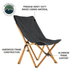 Kick It Camp Chair - Wood Base & Storage Bag Chairs Overland Vehicle Systems   