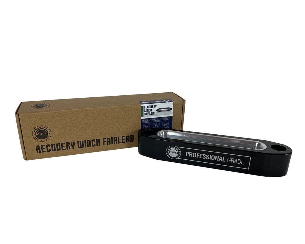 OVS Recovery Winch Fairlead System Professional Grade Hawse Fairlead Black Winch Overland Vehicle Systems   