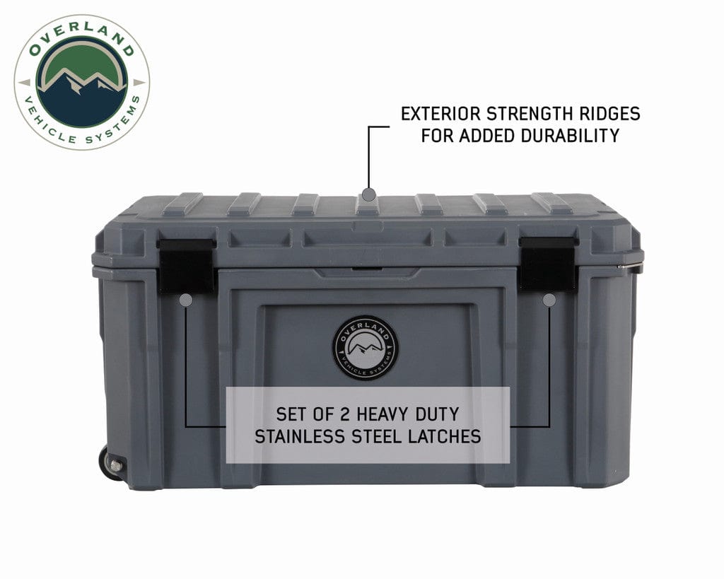 Dry Box with Wheels, Drain, and Bottle Opener Dry Box Overland Vehicle Systems   