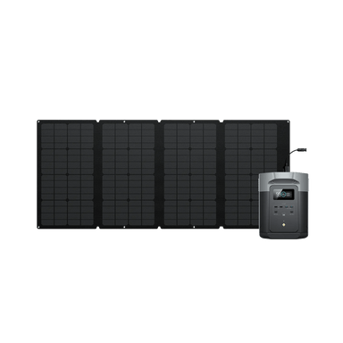 DELTA 2 Max & Solar Bundles Portable Solar Panel EcoFlow 160W 1 Panel 