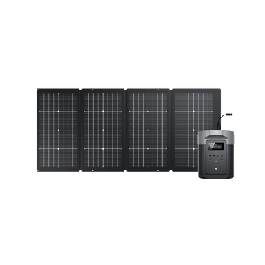 DELTA 2 Max & Solar Bundles Portable Solar Panel EcoFlow 220W 1 Panel 