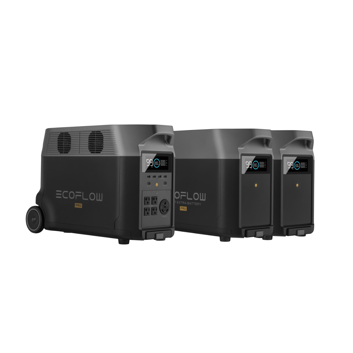 DELTA Pro Power Station Power Station EcoFlow Power Station + 2 Extra Batteries  