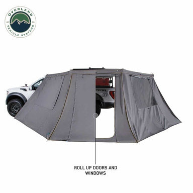 HD Nomadic 180 - LTE Awning Wall With Windows Awning Overland Vehicle Systems   
