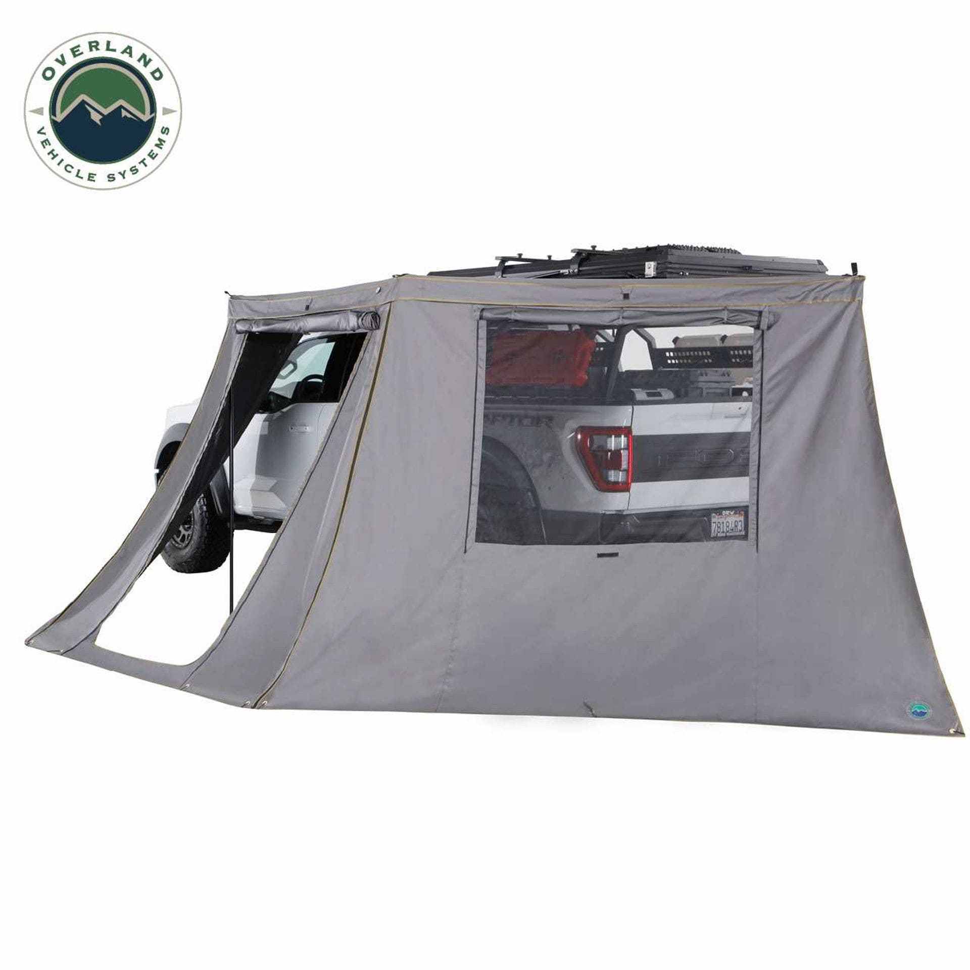 HD Nomadic 180 - LTE Awning Wall With Windows Awning Overland Vehicle Systems   