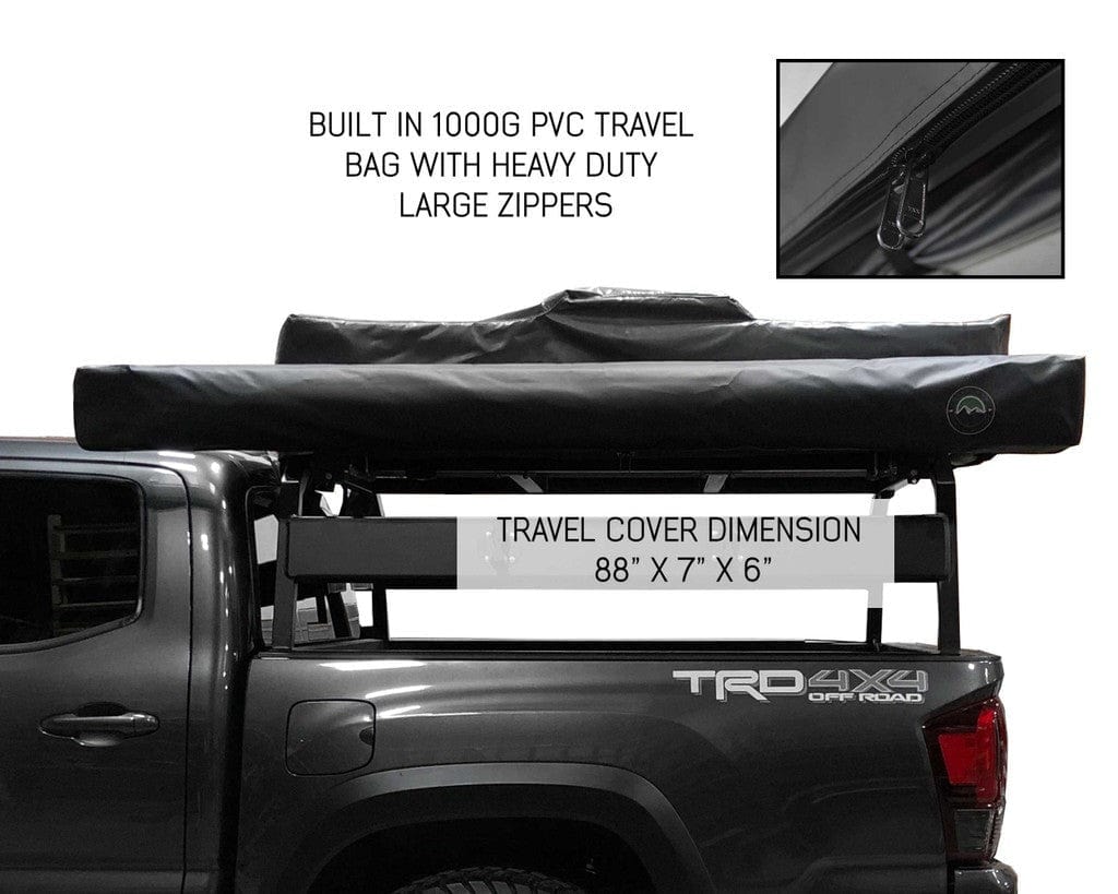 Nomadic Awning 180 With Zip In Wall Awning Overland Vehicle Systems   