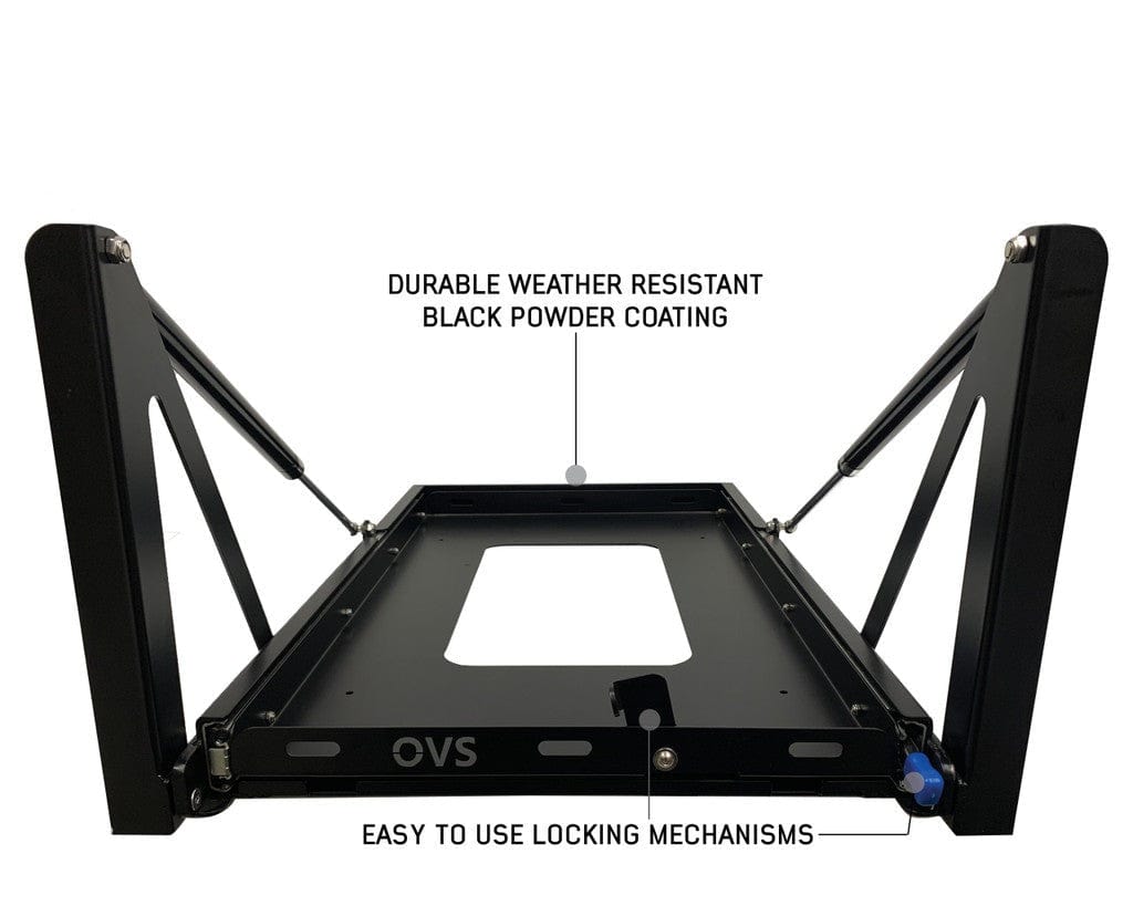 OVS Refrigerator Tray With Slide and Tilt Refrigerator Tray Overland Vehicle Systems   