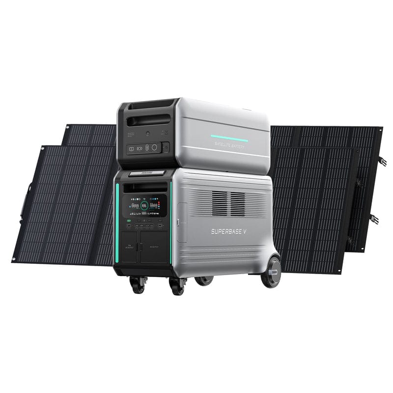 SuperBase V 4600 with Extra Battery and Solar Bundels Portable Power Zendure   
