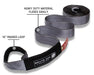 OVS Tow Strap 30,000 lb. 3" x 30' Gray With Black Ends & Storage Bag Recovery Tool Overland Vehicle Systems Tow Strap 30000 lb. 3" x 30' Gray  