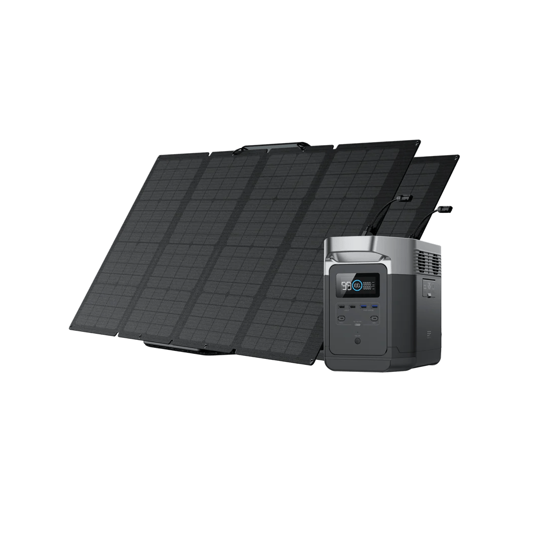 DELTA & Solar Bundles Power Station EcoFlow DELTA 1300 160W 2 Panels