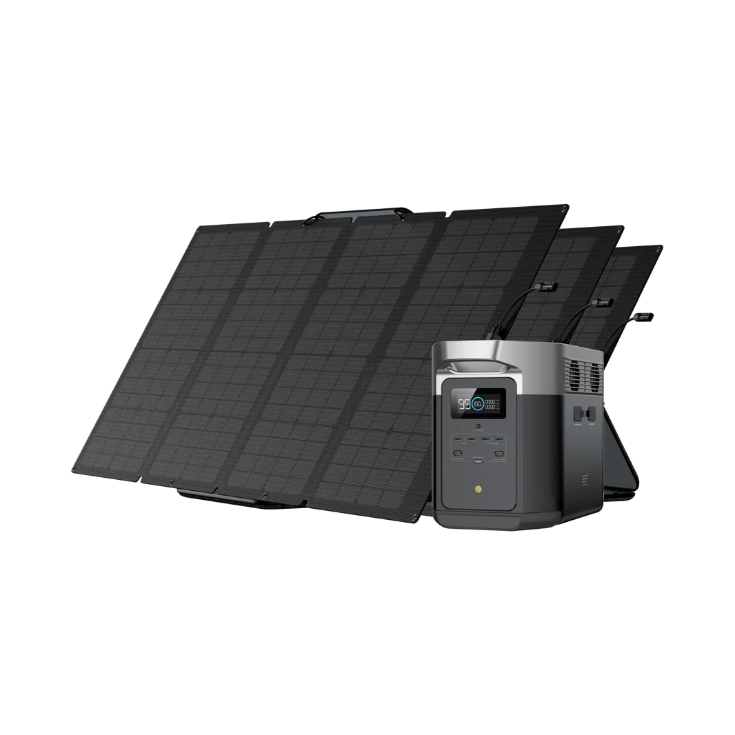 DELTA Max & Solar Bundles Power Station EcoFlow DELTA Max 1600 160W 3 Panels