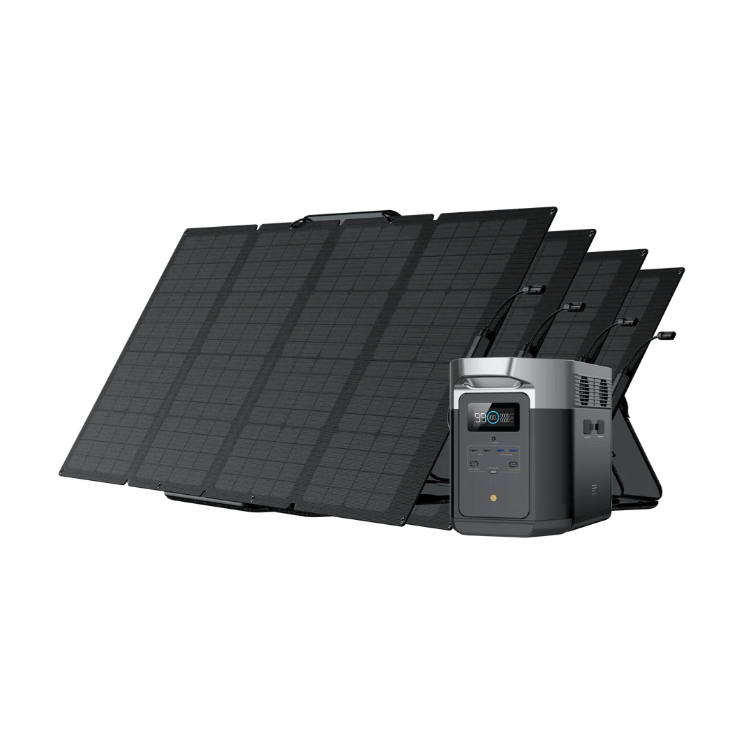 DELTA Max & Solar Bundles Power Station EcoFlow DELTA Max 1600 160W 4 Panels