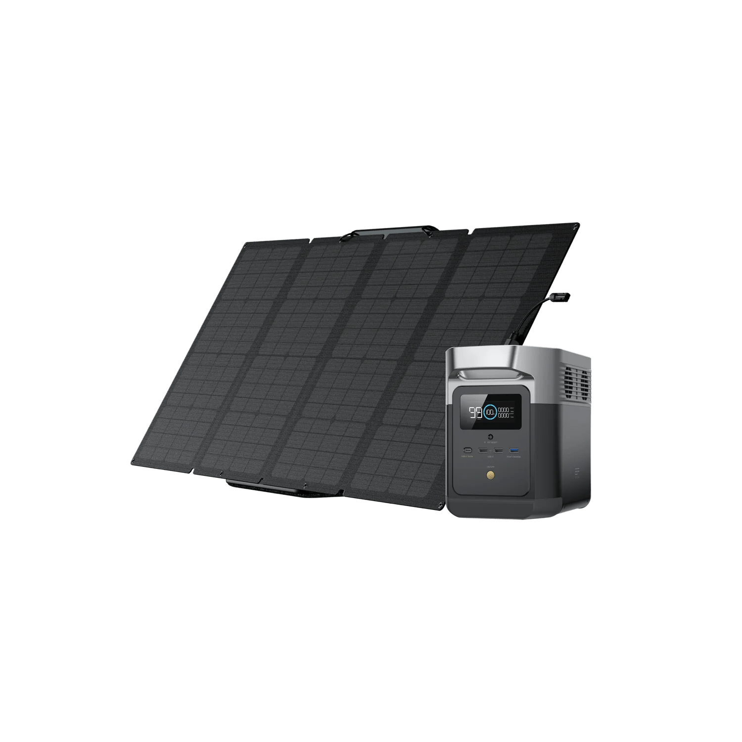 DELTA Mini & Solar Bundles Portable Power Station EcoFlow 160W 1 Panel 
