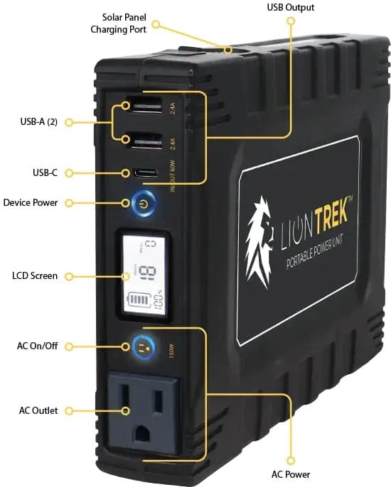 Lion Trek Portable Solar Generator Portable Power Lion Energy   